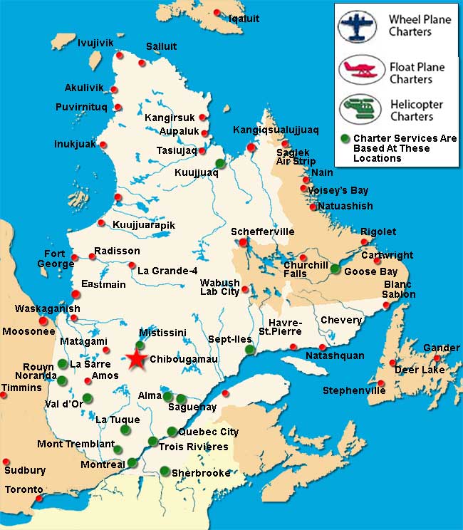 Chibougamau Charter Flights